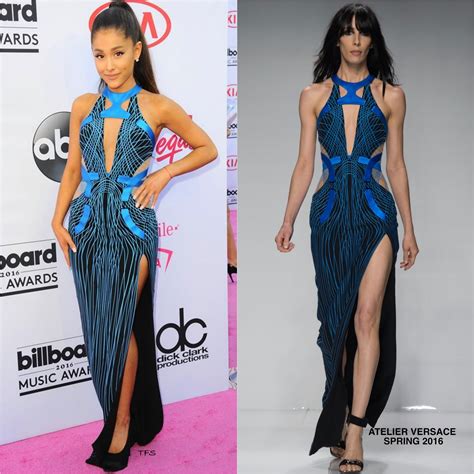 ariana grande versace dress